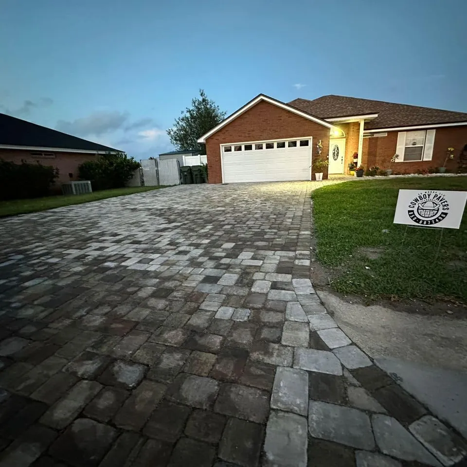 Cowboy Pavers project, Driveways