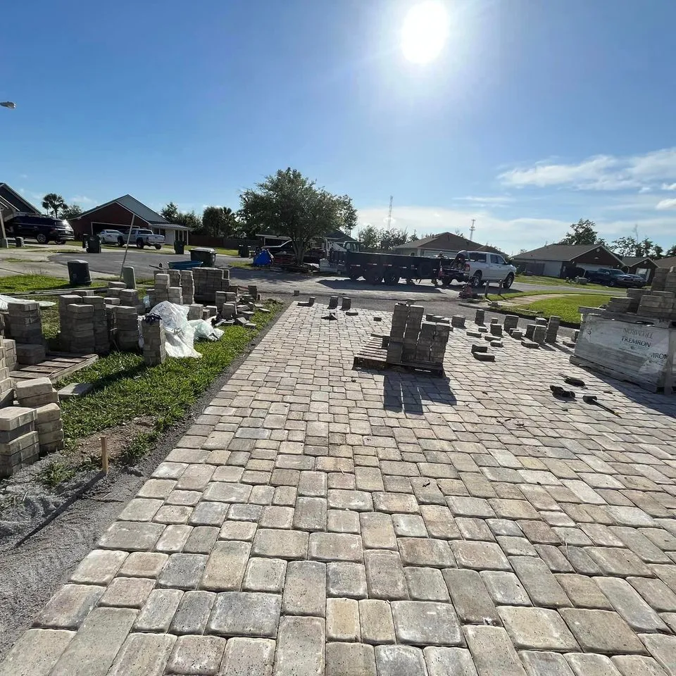 Cowboy Pavers project, In Progress