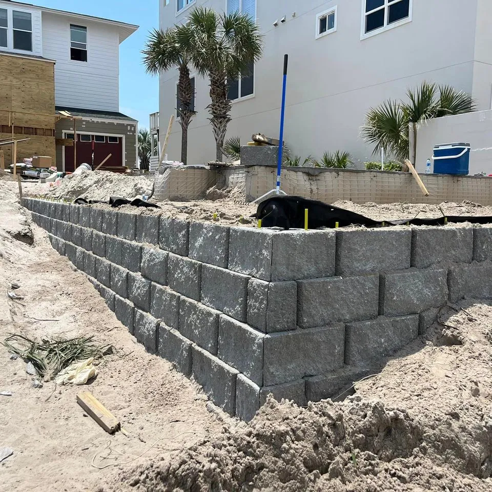 Hardscape features and stonework