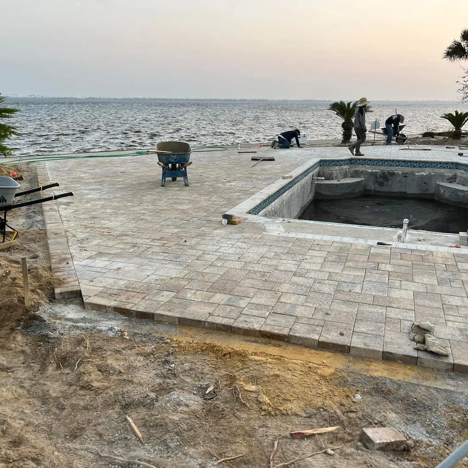 Cowboy Pavers project, In Progress