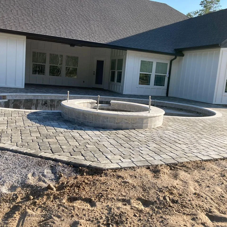 Cowboy Pavers project, Pool Decks